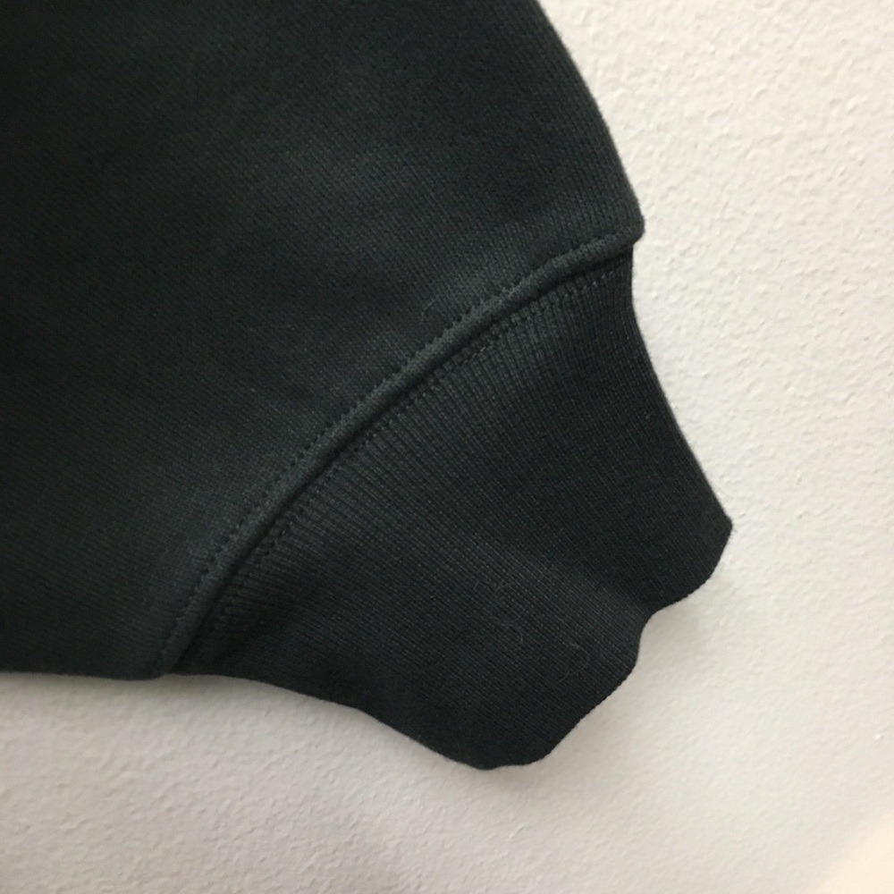 Aritzia Boyfriend Fleece Quarter Zip Pullover Small Green Gorpcore Athleisure - Picture 5 of 9
